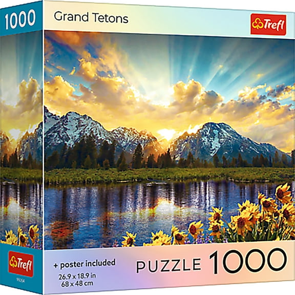 Trefl Red Grand Tetons 1000 Piece Puzzle