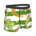 thumbnail image 3 of Kll Watercolor St Patrick Day Men'S Cotton Boxer Briefs Underwear-Large, 3 of 9