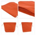thumbnail image 3 of Bolsa de maquillaje pequeña con cordón para mujeres Unique Bargains para actividades al aire libre, viajes y vacaciones, lona naranja-S, 3 of 3
