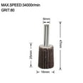 thumbnail image 1 of Disque de Roue de Roue de Ponçage Outils de Polissage de Meule Abrasive Tige de 6Mm 16Mm, 1 of 6