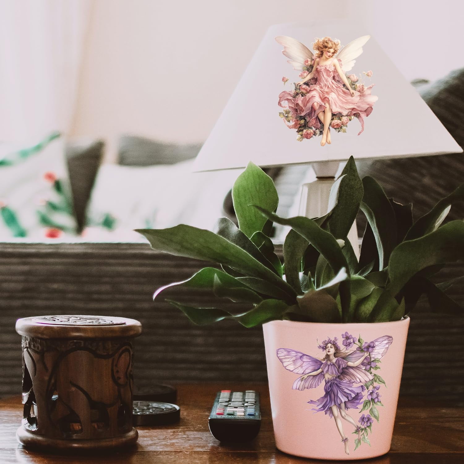 Arricraft Transferfolien-Set, 12 Blätter Mit Feen & Blumen – PVC-Aufkleber Zum Aufreiben Für DIY & Dekoration