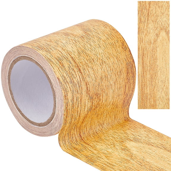 2.2 Inch x 15Ft Wood Textured Adhesive Repair Tape Self Adhesive Patch Realistic Wood Grain Repair Tape High-Adhesive Repair Tape Simulation for Desk