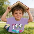 thumbnail image 4 of Boys Shirts Size 6 , Boys' T-Shirts , Girls Tees,Boys Graphic Short Sleeve T-Shirt Soft Casual Tee Cute Print Round Neck Top For Kids, 4 of 5