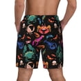 thumbnail image 2 of Lsque Mens Swim Trunks Animals Under Water Pattern - Bathing Suit Compression Liner - Beach Swim Shorts Swimwear - (S-3XL) - Stretch Quick Dry -3X-Large, 2 of 9