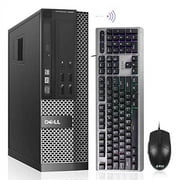 Dell OptiPlex 9020 i7 Desktop Computer PC 32GB Ram New 2TB SSD Intel Core i7-4770 3.40GHz AC7260 Built-in WiFi 5 Dual Monitor Support DVD-RW Windows 10 Pro 64bit RGB Keyboard and Mouse