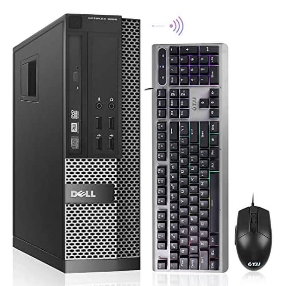 Dell OptiPlex 9020 i7 Desktop Computer,32GB Ram New 2TB SSD, Intel Core i7-4770 3.40GHz, AC7260 Built-in WiFi 5, Dual Monitor Support, DVD-RW, Windows 10 Pro 64bit, RGB Keyboard and Mouse