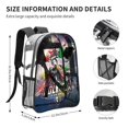 thumbnail image 3 of VoltronMochila transparente temática, resistente y duradera, bolsa see-through para trabajo, deporte, universidad y viaje, 31 × 43 cm, 3 of 6