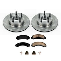 Ultimate Brakes Front Semi-Metallic Brake Pad and Rotor Kit with Hardware WM81178