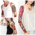 thumbnail image 3 of Pegatinas temporales para tatuajes, 55 hojas, para hombres y mujeres, 3 of 6