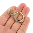 thumbnail image 2 of KAKOWELY creative brooch pin Rhinestone Initial Brooch Pin For Women Letter Brooch Metal Pin For Hat Bag Dress Suit Accessory Creative Brooch Pin Initial Letter Brooch (Letter E), 2 of 5