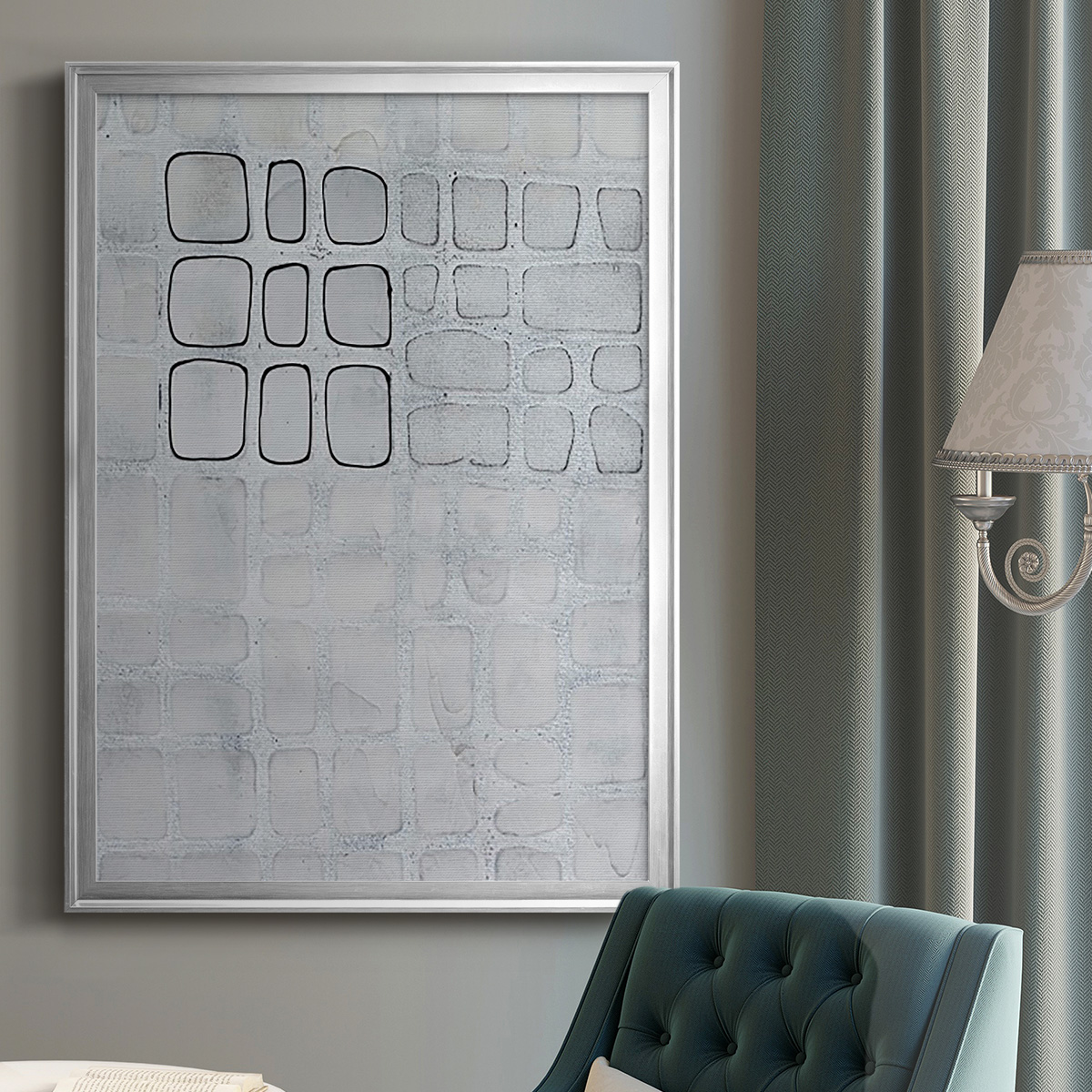 Lumen Colour I Premium Framed Print, in Gold, Black, or Silver - Ready to Hang