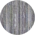 thumbnail image 2 of Addison Rugs Dream Shag Premium Machine Washable Transitional Textured Stripes Plum Round Rug, 8' x 8', 2 of 8