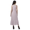 thumbnail image 4 of Moomaya Robe Imprimée Femme Fête Mariage Tenue de Soirée Col Halter Rayonne Robe Maxi, 4 of 4