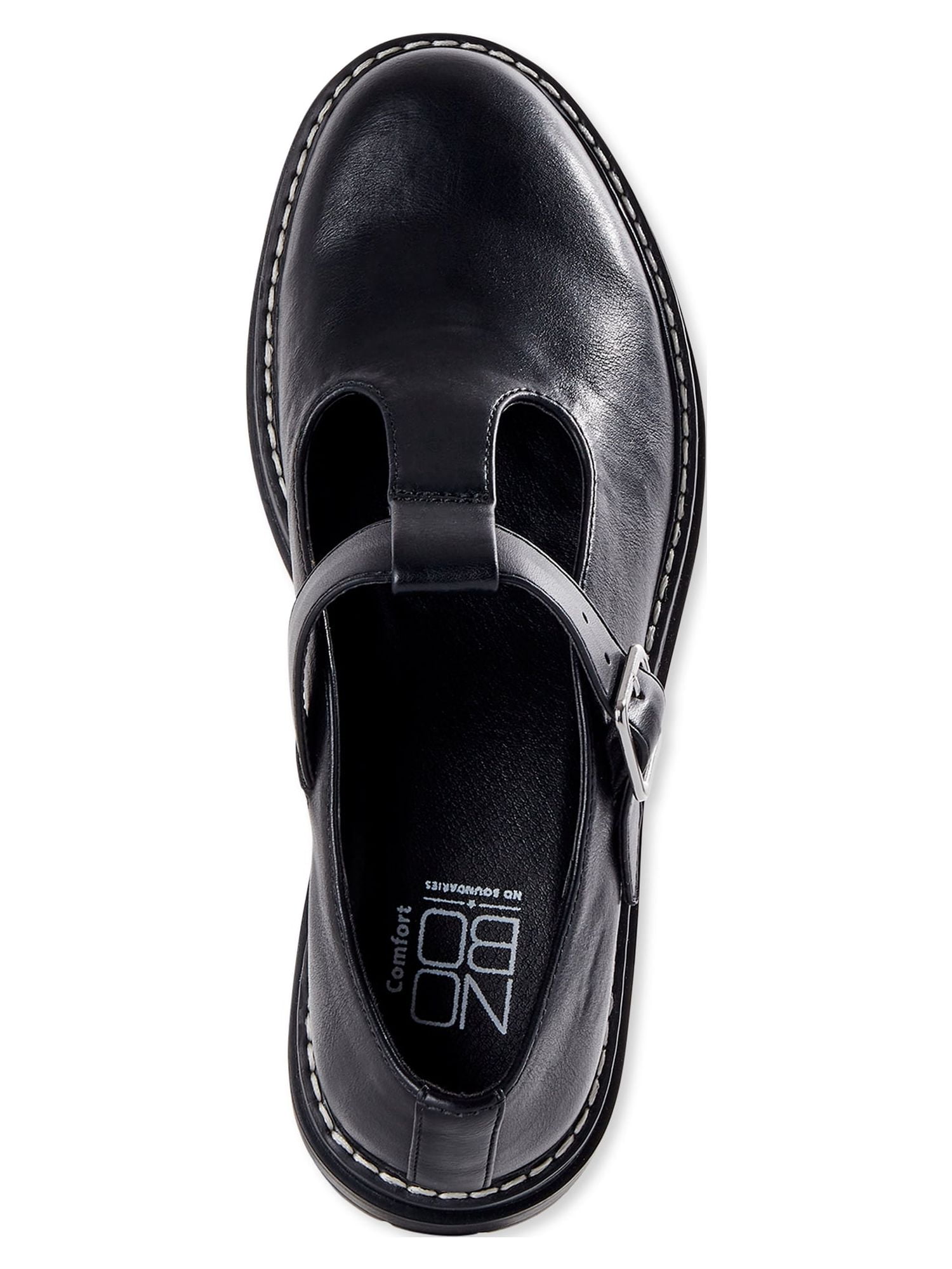 No Boundaries Women's Chunky Mary Jane Shoes