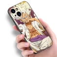 thumbnail image 4 of Luffy Gear 5-funda de teléfono para Apple, carcasa de silicona negra para iPhone 12, 13 Mini, 11, 14, 15 Pro Max, 7, 8 Plus, X, XR, XS, SE, 2020, 2022, 4 of 5