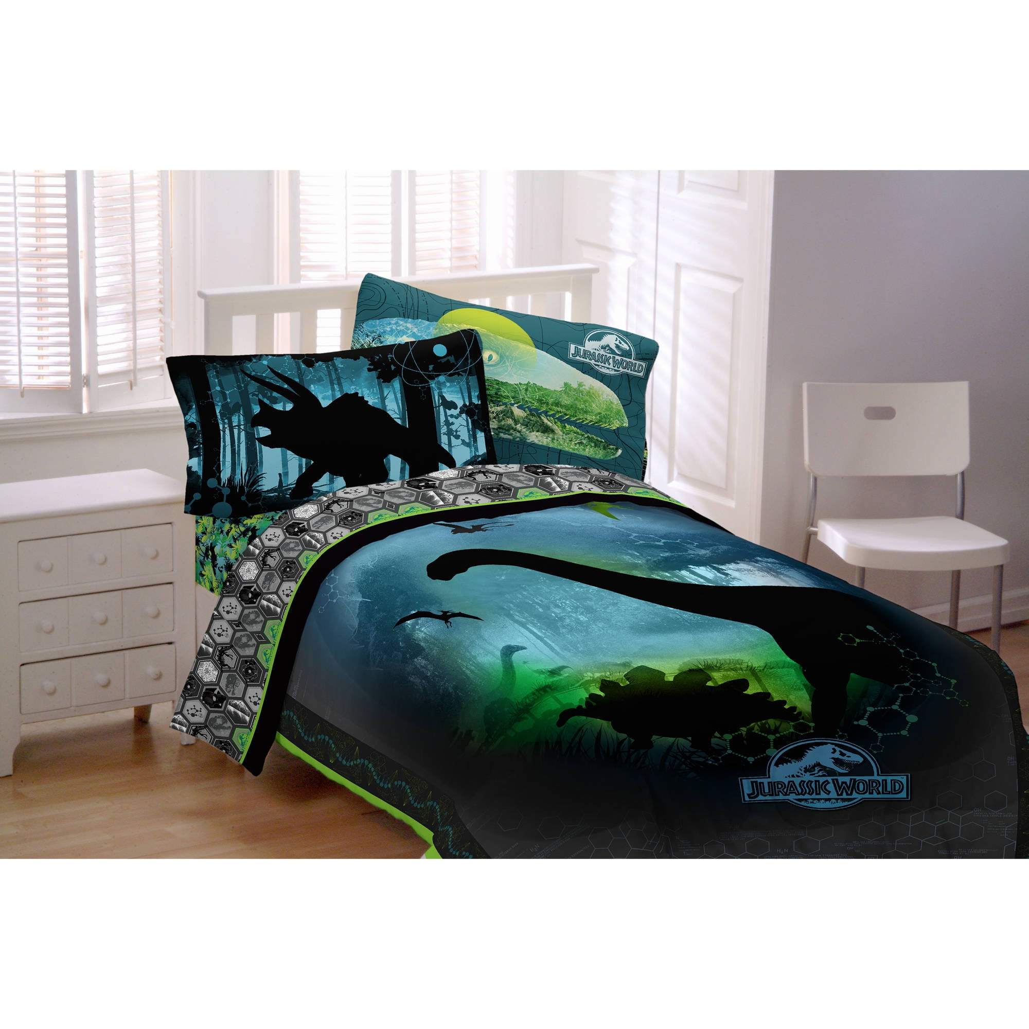 Jurassic World Perfect Reversible Twin Comforter Bedding Jurassic World Perfect Reversible Twin Comforter Bedding Set New Kid