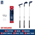 thumbnail image 2 of Set de golf Franklin Sports PGA Tour Kids con bolsa y pelotas rojo/azul, 2 of 9