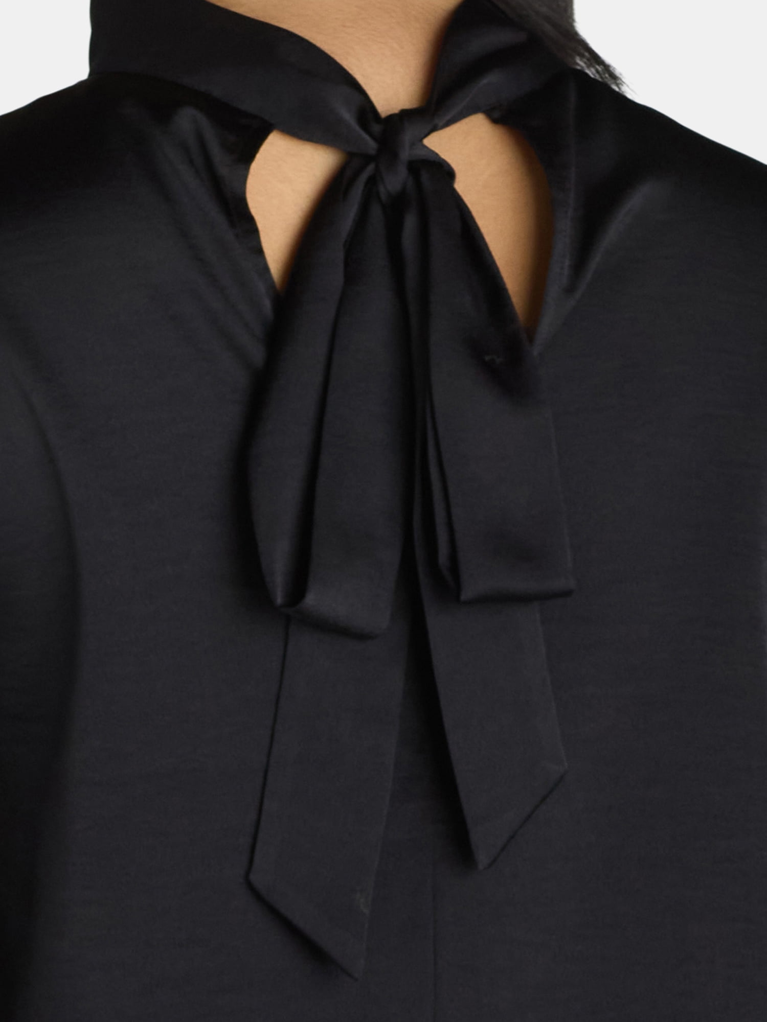 Nine.Eight Women's Mock Neck Blouse with Puff Sleeves, Sizes XS-XXXL