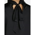 thumbnail image 4 of Nine.Eight Women's Mock Neck Blouse with Puff Sleeves, Sizes XS-XXXL, 4 of 5