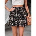 thumbnail image 4 of Women'S Flowy Shorts Beach Vacation Summer High Waist Wide Leg Casual Dressy Shorts Flower Color 6 XL, 4 of 7