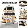 thumbnail image 3 of FORMRS Mini Backpack Purse for Women Travel Daypack Casual Shoulder Bag, Beige Retro Rainbow, 3 of 7