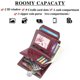 thumbnail image 2 of Small Leather Wallet for Women with RFID Blocking Bifold Purse Credit Card Holder Zipper Coin Pocket and ID Window, 2 of 4