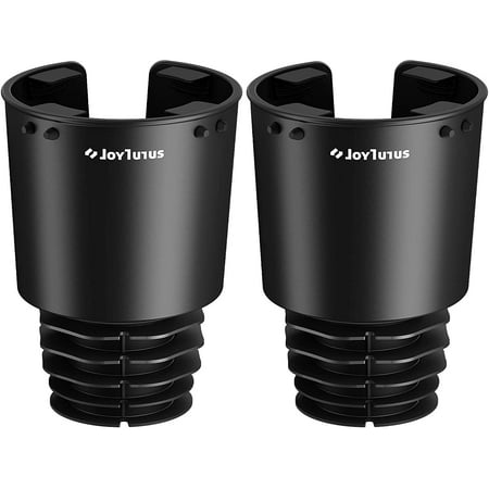 JOYTUTUS Car Cup Holder Expander with Offset Base, Compatible with YETI, Hydro Flask, Nalgene,Cup Holder for Car Hold 18-40 oz Bottles and Mugs, Other Bottles in 3.4"-3.8"?2Pack