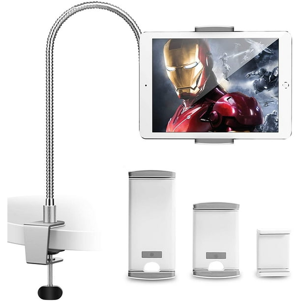 AboveTEK Aluminum Gooseneck iPad Stands, Tablet Holder iPad Stand for