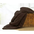 thumbnail image 1 of Johnson Home Polyester Plush Blanket Chocolate Oasis (King), 1 of 2