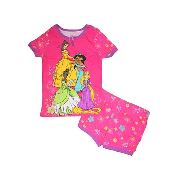 Disney Princess Little Girls 2 Piece Pajama Set (4)
