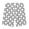 thumbnail image 4 of joogoo Cute Skulls on Checkered Girls Lined Shorts Bike Dance Bottoms 4T, 4 of 7