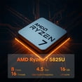 thumbnail image 3 of Lenovo IdeaPad Slim 3 15.6" FHD Touchscreen Laptop, AMD Ryzen 7 5825U, 16GB RAM, 512GB SSD, Windows 11 Home, 3 of 7