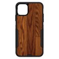 thumbnail image 1 of DistinctInk Custom SKIN / DECAL compatible with OtterBox Commuter for iPhone 11 (6.1" Screen) - Dark Wood Floor Print - Printed Wood Grain Image, 1 of 5