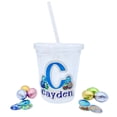thumbnail image 6 of Easter Tumbler Kids, Teens, Personalized 16 oz., Acrylic, Stickers to Decorate, 6 of 8