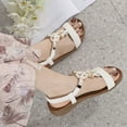 thumbnail image 5 of Dakaela Womens Sandals Arch Support Summer Beach Shoes Comfort Walking Bohemian Flip Flops for Women, 5 of 8