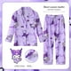 thumbnail image 2 of Pijama de manga larga para niños con estampado de dibujos animados de Sanriod, Cinnamoroll, Kuromi, Hello Kitty, para el hogar, 2 of 5
