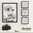 thumbnail image 2 of DesignOvation Olio Concentric Shapes 7.5" x 7.5" Framed Canvas Wall Art Prints, 3 Piece Set, 2 of 6