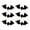 Black, variant on Lilixerw 6 PCS Halloween Cupcake Acrylic Decoration,Halloween Bat Cake Decorations,for Halloweens Theme Party Supplies