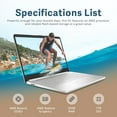 thumbnail image 2 of HP 14" FHD IPS Laptop for Business and Student, AMD Ryzen 3 3250U Processor, 32GB RAM, 1TB PCIe SSD, AMD Radeon Graphics, HD Webcam, Wi-Fi, Bluetooth, Windows 11 S, Silver, 32GB Hotface USB Card, 2 of 7