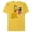 Yellow, variant on Disney Pluto Americana - Short Sleeve Blended T-Shirt for Adults - Customized-Yellow