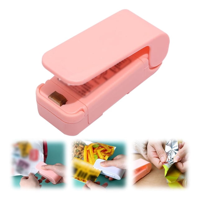 Portable Mini Sealing Machine New Mini Bag Sealer Handheld Vacuum Seal Food Storage Container Chinese Gadgets Home Vacuum Sealer with Jar Attachment Vacuum Seal Containers for Vacuum Sealer Two Fast