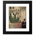 thumbnail image 2 of Robert Schiff 12x14 Black Modern Framed Museum Art Print Titled - Dignitaries Leaving the Opera, Vienna (1900), 2 of 5