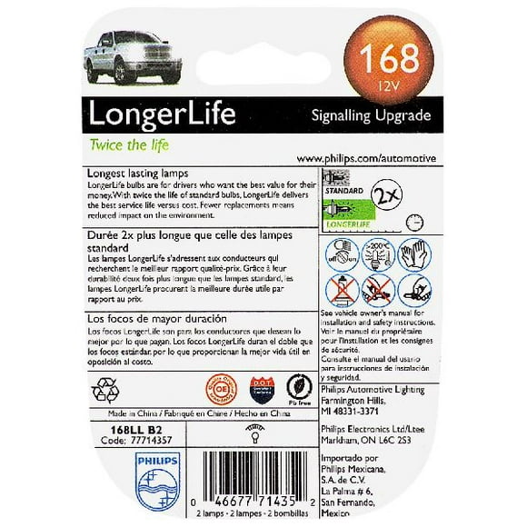 Toyota Sienna License Plate Light Bulb