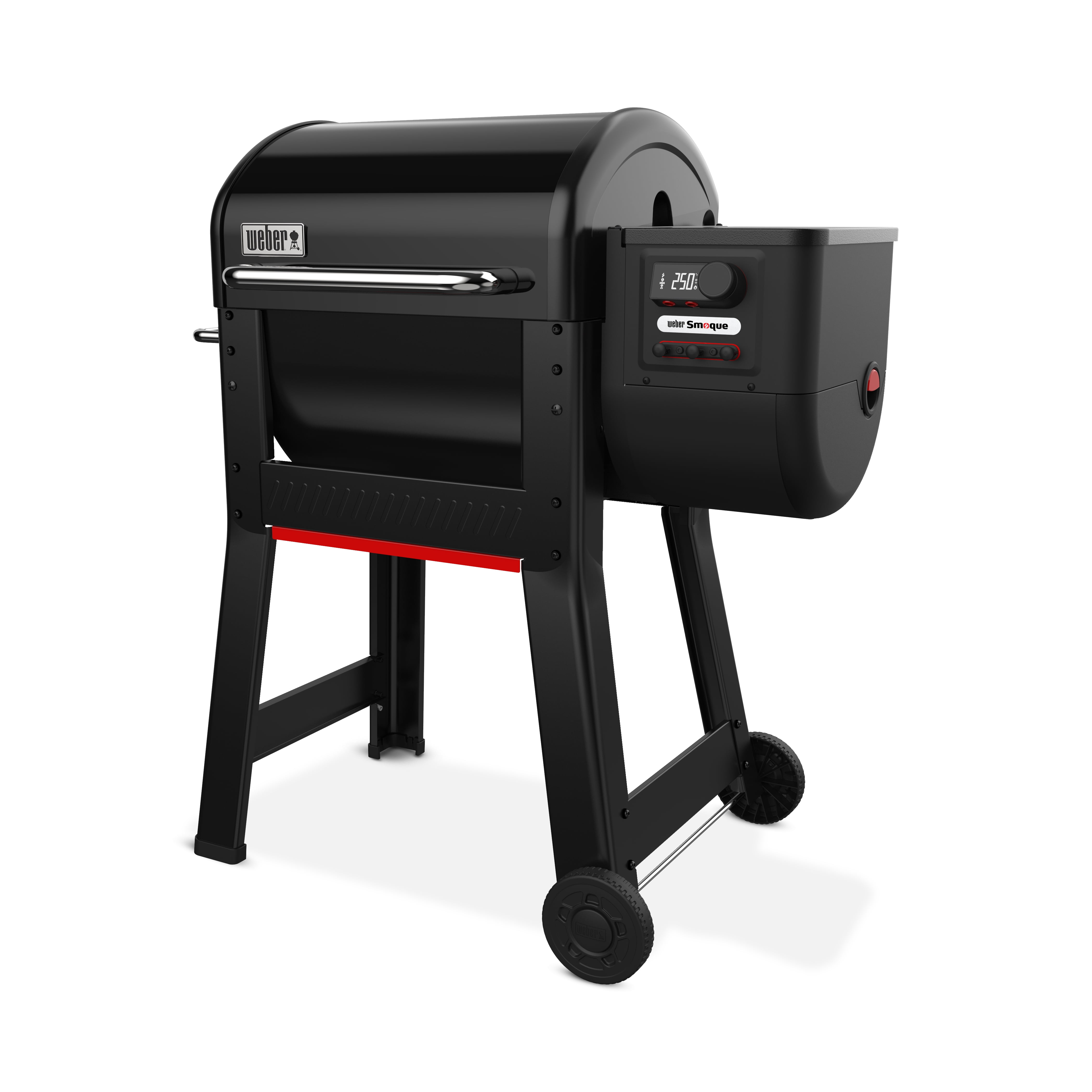 Weber Smoque Pellet Grill, 22 Inch Wood Fired Pellet Smoker with Wifi Capability, Black