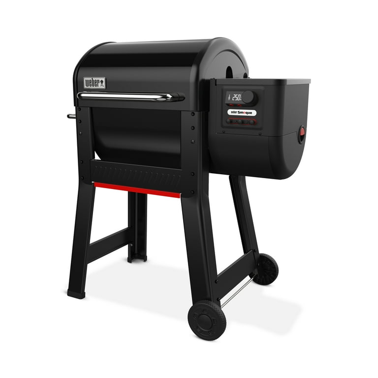 Weber Smoque Pellet Grill, 22 Inch Wood Fired Pellet Smoker with