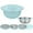Blue, variant on 4-1 Colander with Mixing Bowl Set, Food Strainers and Colanders for Kitchen, Fruit and Veggie Wash, Rotatable Kitchen Colander Strainer Bowl, Salad Spinner, Colander for Pasta and Rice