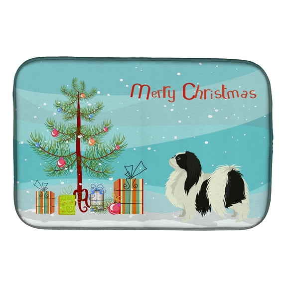 Japanese Chin Christmas Tree Dish Drying Mat