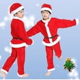 thumbnail image 2 of Disfraz de Papá Noel para niños y niñas, traje de fiesta de Navidad, 2 of 4