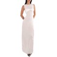 thumbnail image 2 of Yunliwuli Women’s Summer Bodycon Dress Casual Sleeveless Twist Front Solid Color Dress Slim Fit Midi Dress, 2 of 10