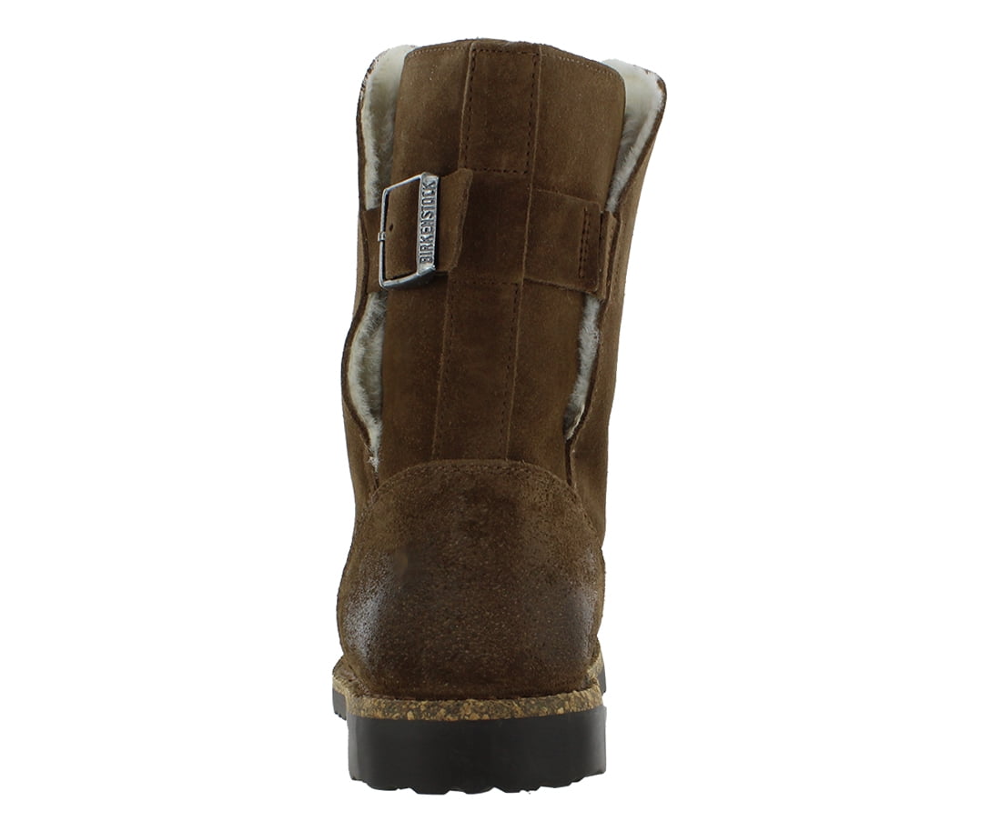 Birkenstock Uppsala Shearling Unisex Shoes Size 5, Color: Dark Tea